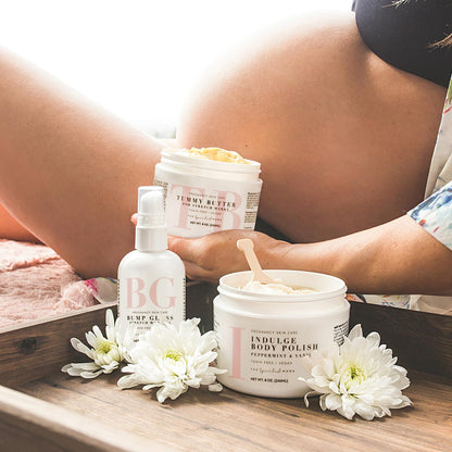 The Spoiled Mama Stretch Mark Prevention Trio - Tummy Butter, Bump Gloss & ReModel Serum