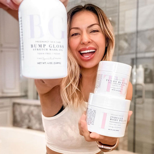 The Spoiled Mama Stretch Mark Prevention Trio - Tummy Butter, Bump Gloss & ReModel Serum