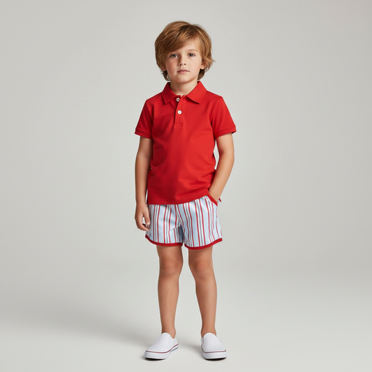 The Little Lemons Company All-American Stripes Boys Set
