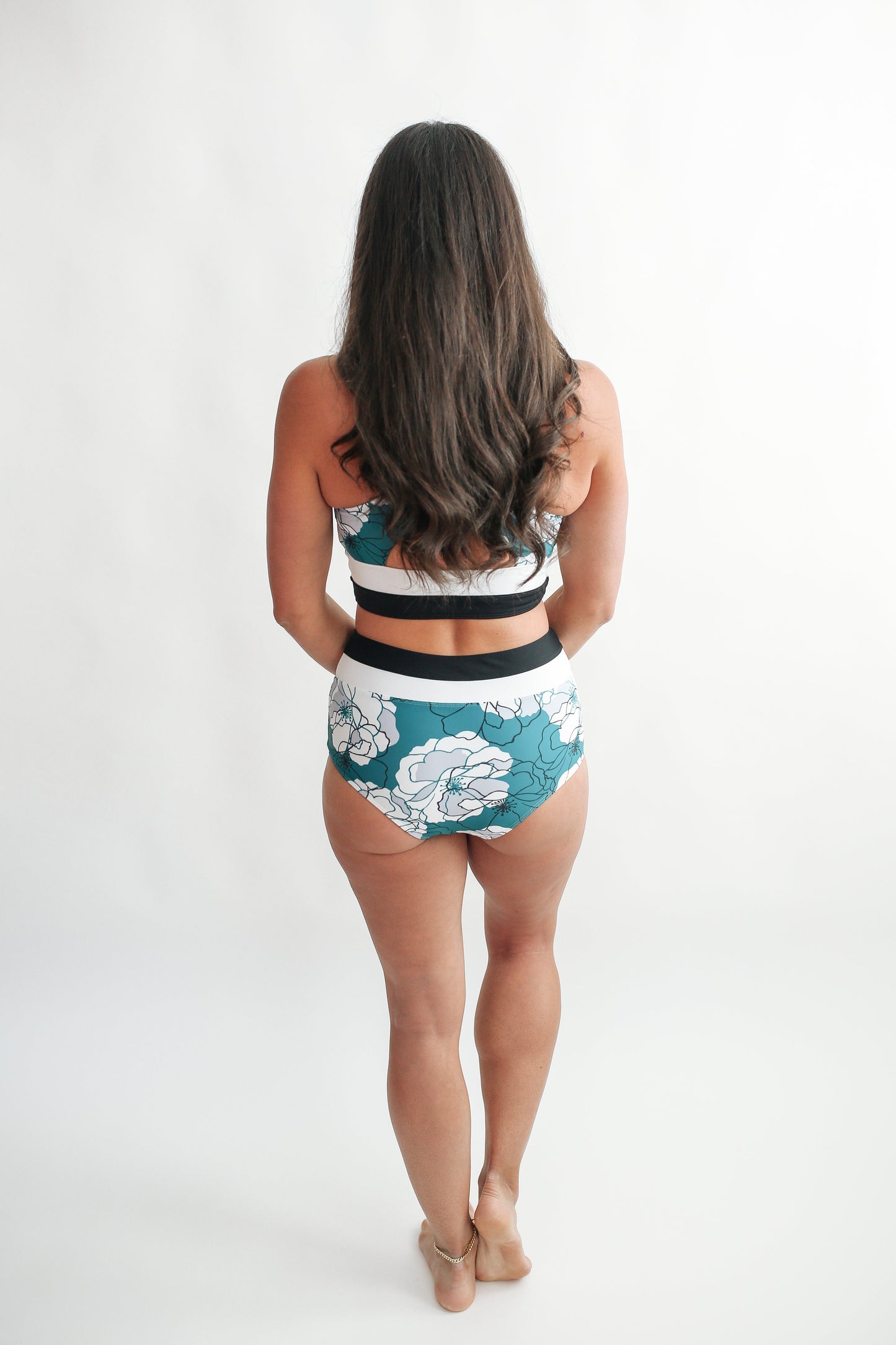 Movemama Moderate Coverage High Waist Bikini Bottoms