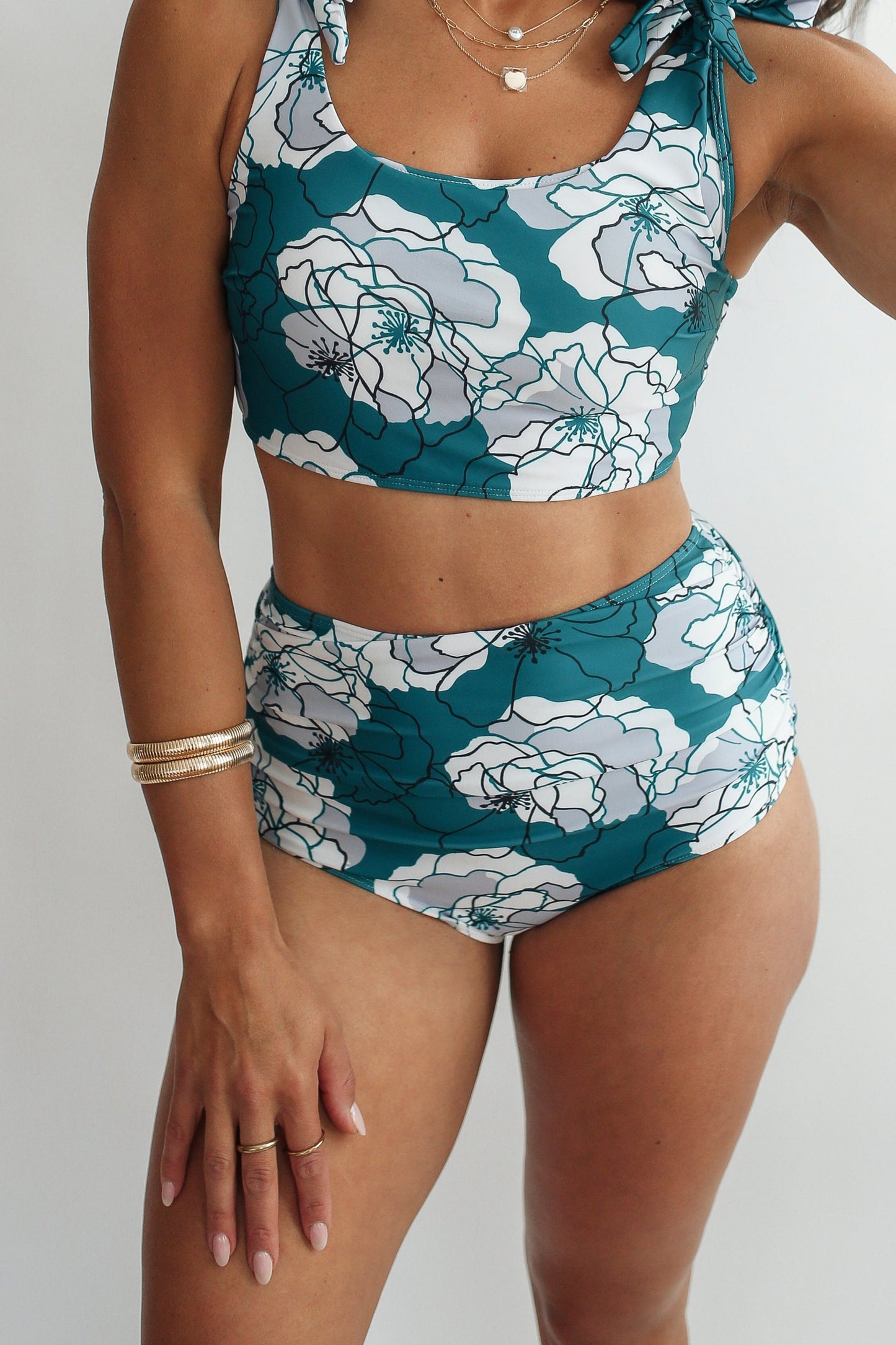 Movemama Full Coverage High Waist Bikini Bottoms