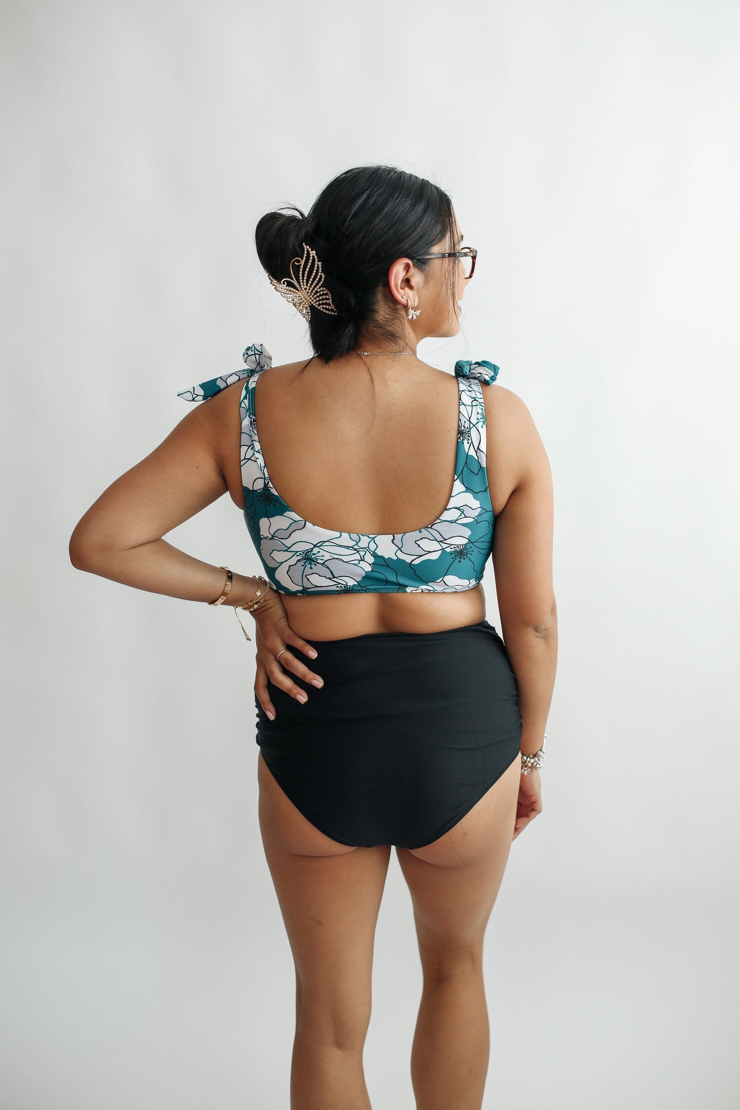 Movemama Tie Shoulder Breastfeeding Bikini Swimsuit Top