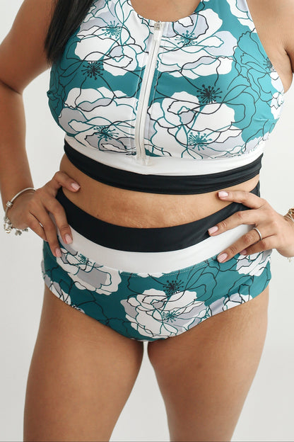 Movemama Moderate Coverage High Waist Bikini Bottoms