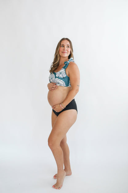 Movemama Tie Shoulder Breastfeeding Bikini Swimsuit Top