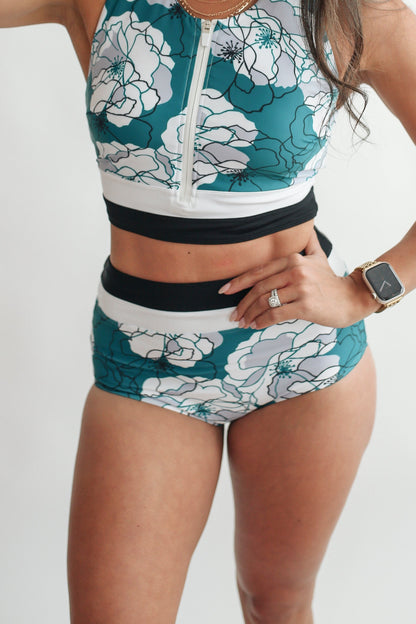 Movemama Moderate Coverage High Waist Bikini Bottoms