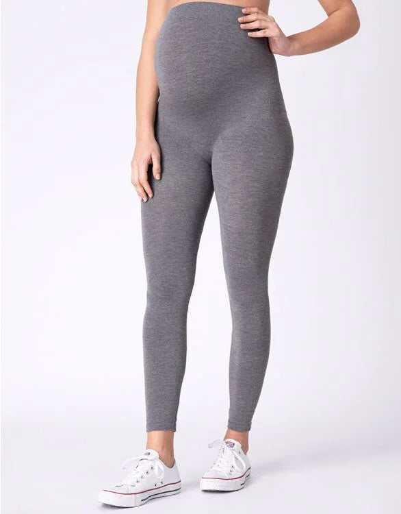 Grey Bamboo Maternity Leggings