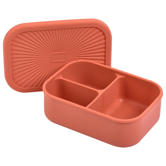 Three Little Tots Terracotta Silicone Bento Box