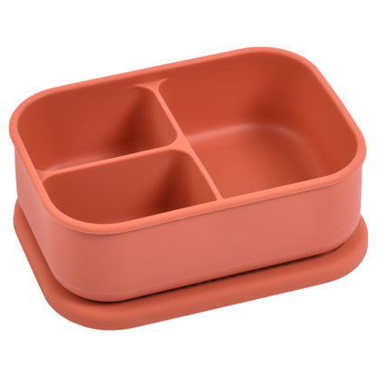 Three Little Tots Terracotta Silicone Bento Box