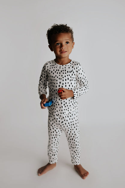 Three Little Tots Polka Dot Kids Pajamas