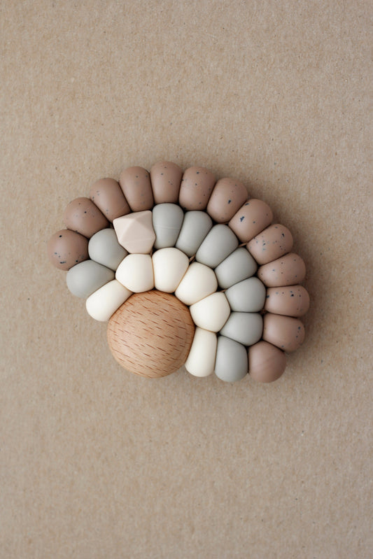 littleCHEW Rainbow Teether - Truffle