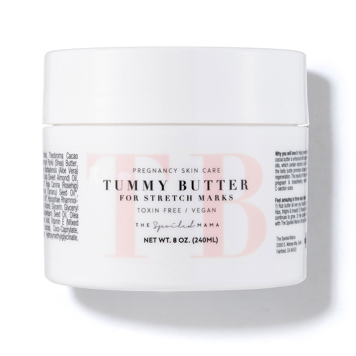 The Spoiled Mama Tummy Butter for Stretch Marks - Deep Nourishing Cream