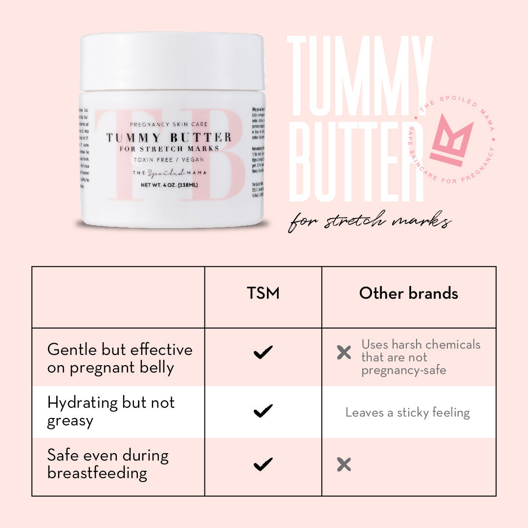 The Spoiled Mama Tummy Butter for Stretch Marks - Deep Nourishing Cream