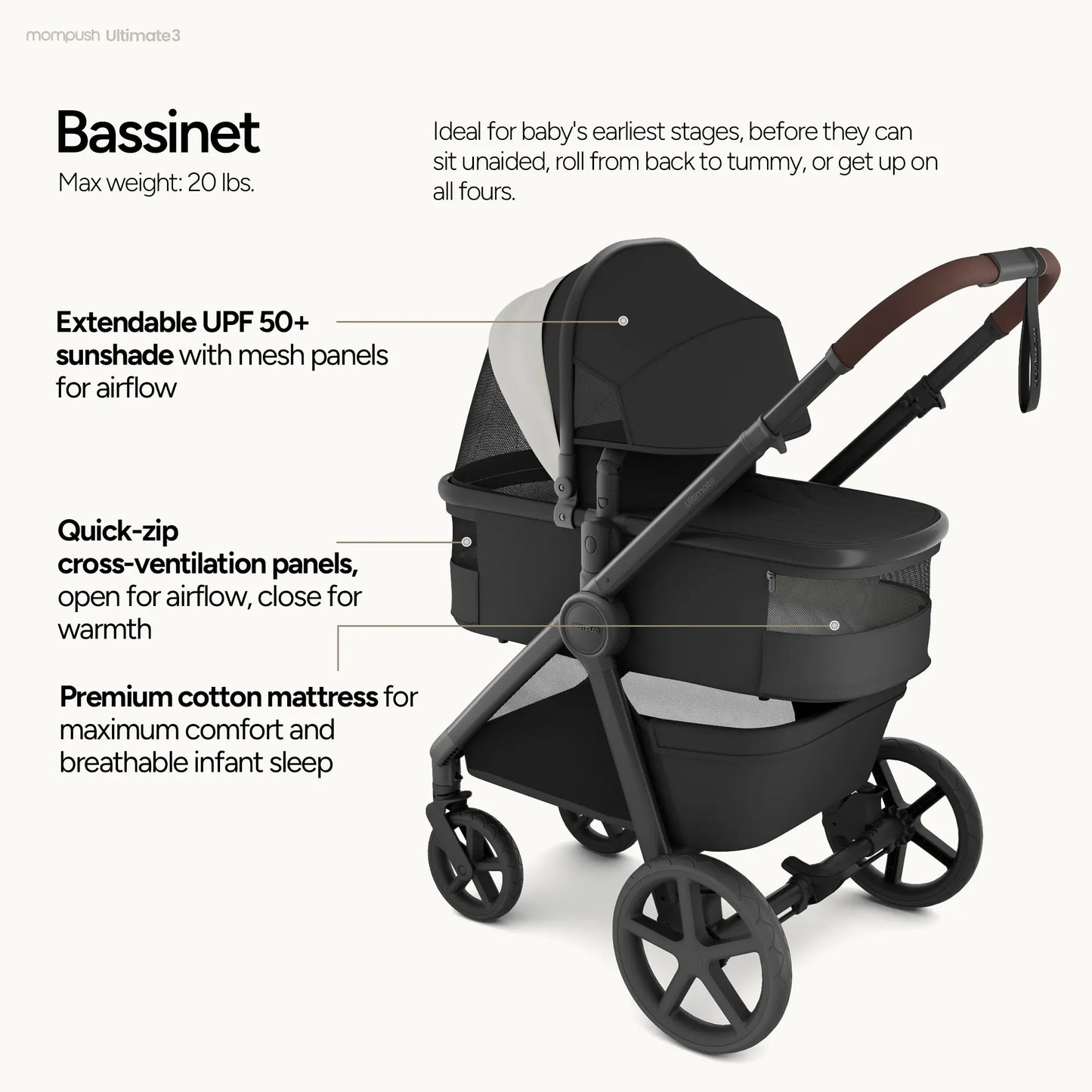 Mompush Ultimate 3 Stroller