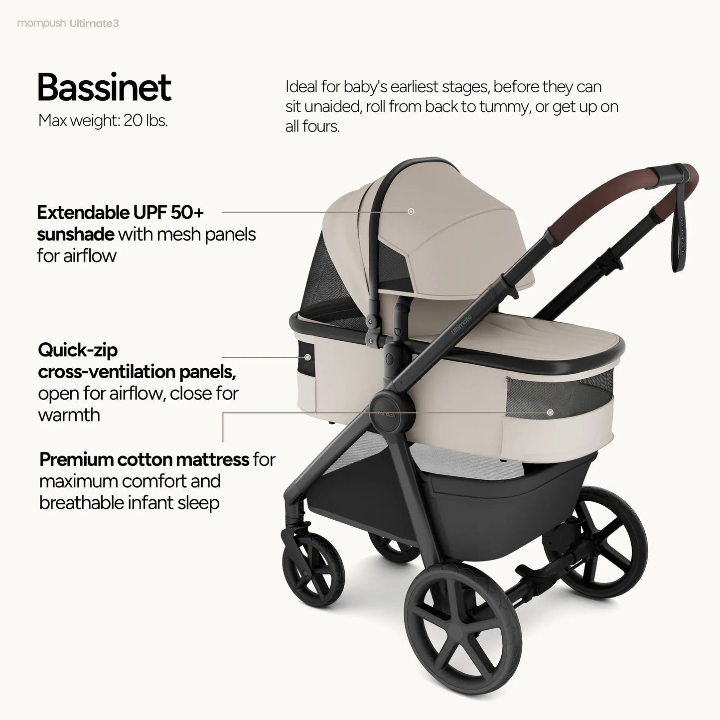 Mompush Ultimate 3 Stroller