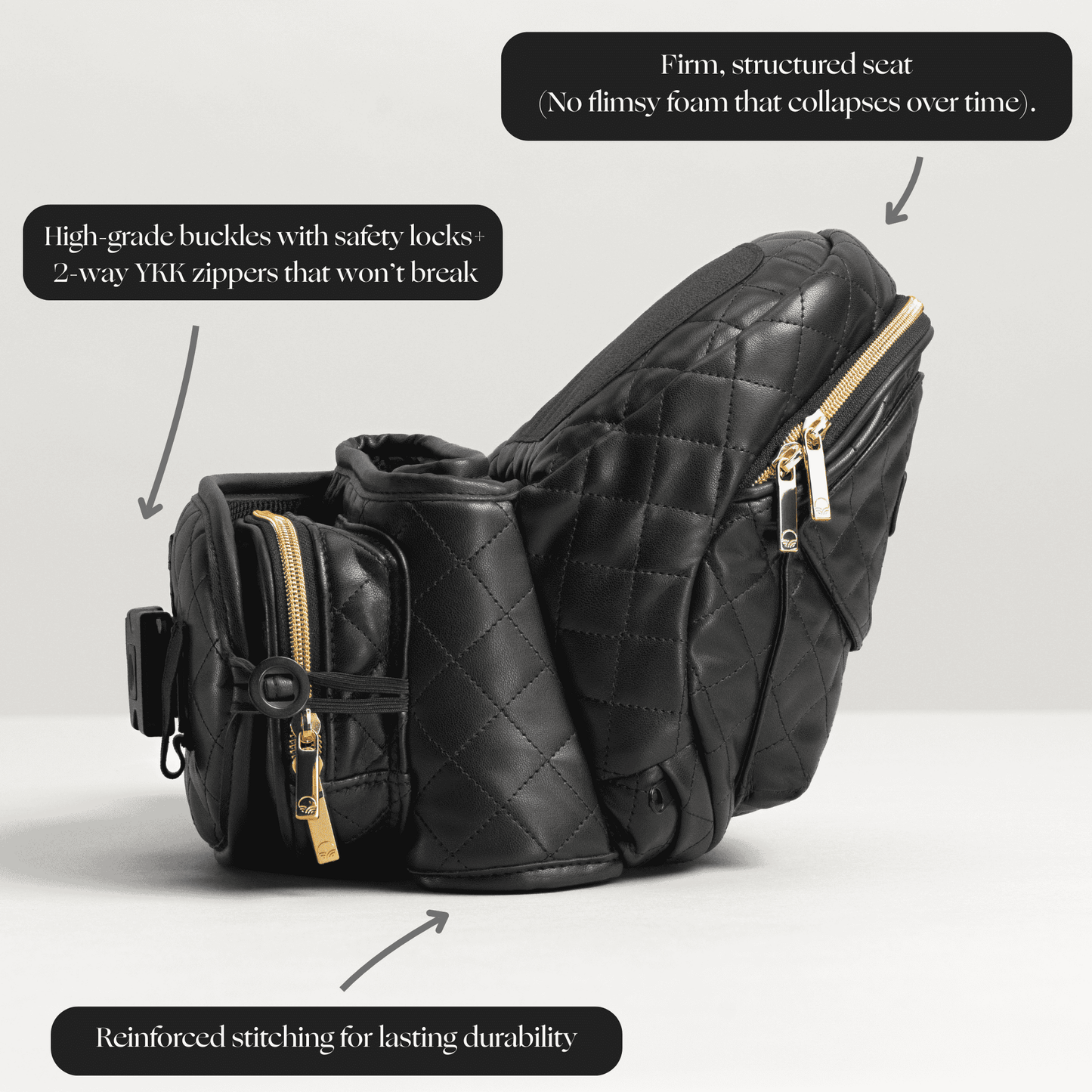Tushbaby Hip Carrier - Ergonomic Baby Carrier & Hip Seat