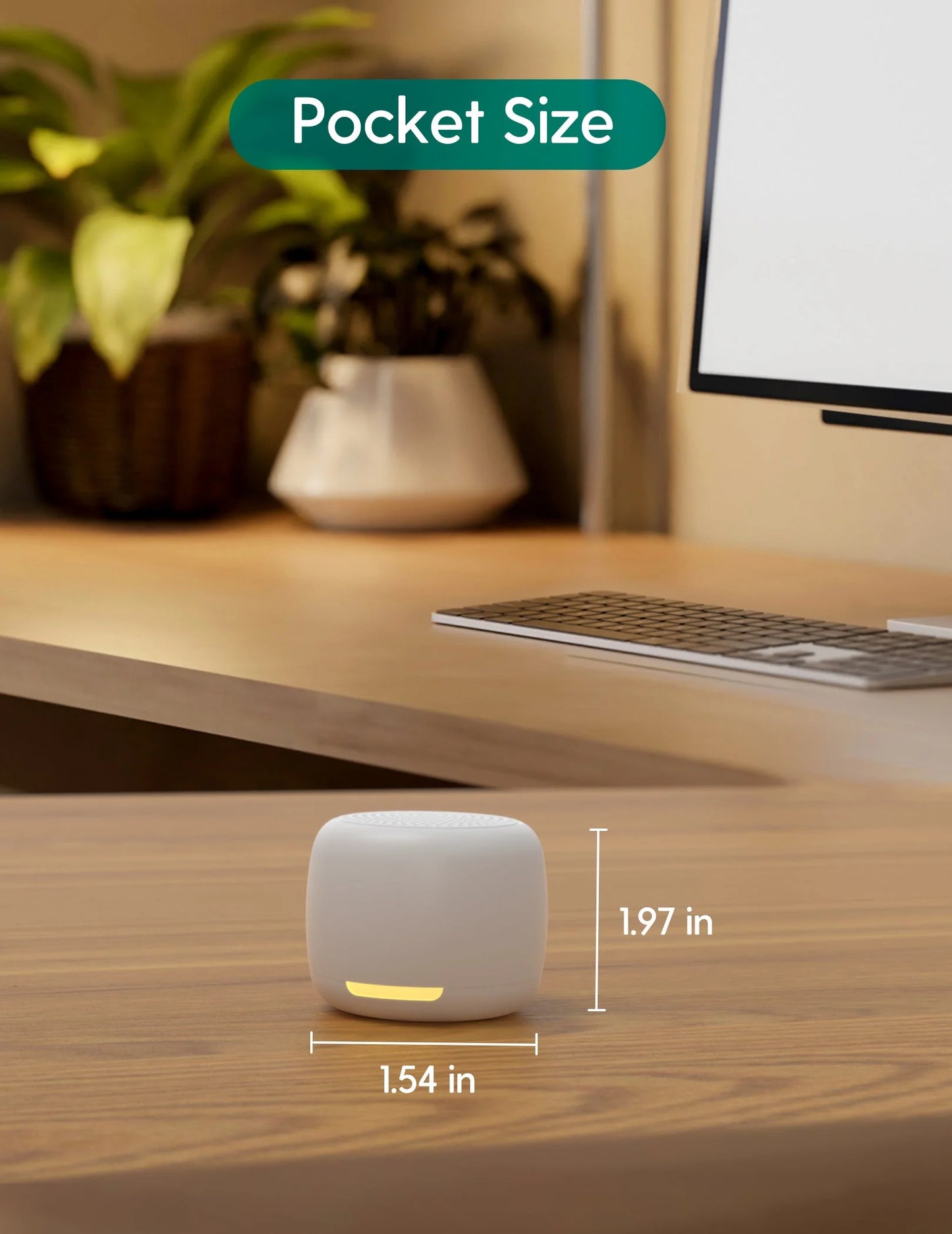 Babelio Pocket Mini Glow White Noise Machine