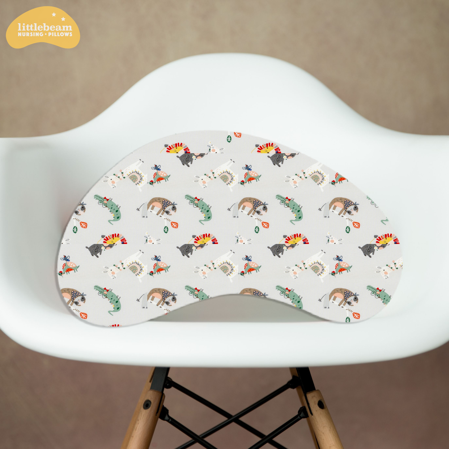 LittleBeam Nursing Pillow - Portable Memory Foam Breastfeeding Support & Comfort