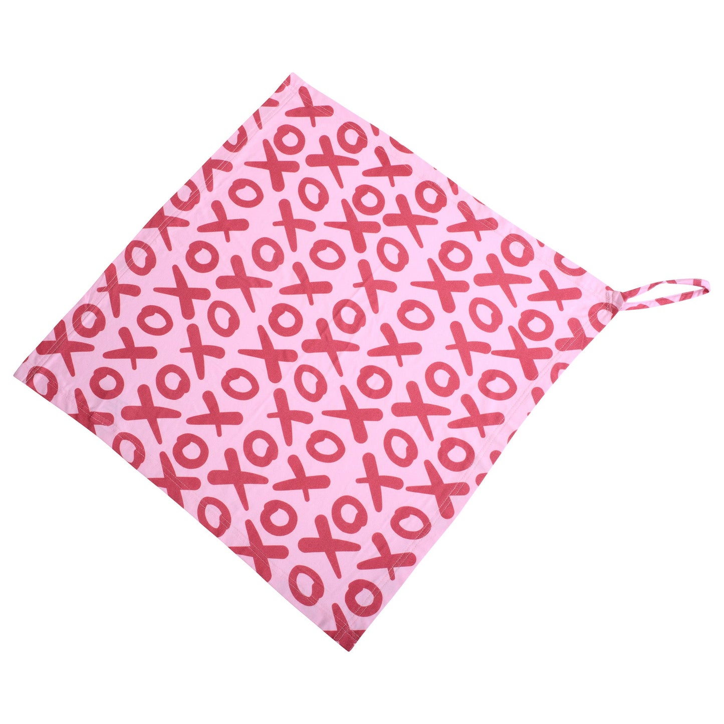 Three Little Tots Valentine's Day XOXO Bamboo Newborn Lovey Small Blanket