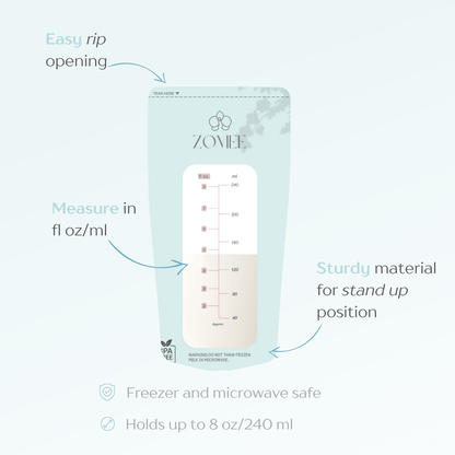 Zomee Milk Storage Bags
